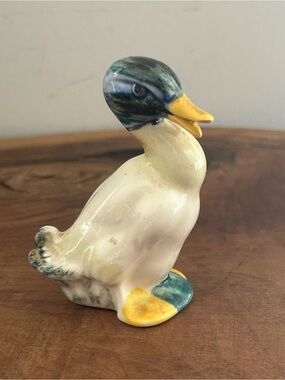 vintage Stangl Pottery ceramic mallard duck figurine mid century